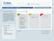 Tablet Screenshot of codim.org.br